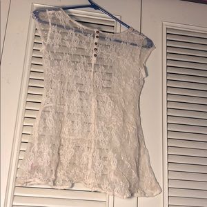 White Lace Top